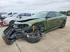 2018 Dodge Charger R Green vin: 2C3CDXCTXJH235796