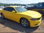 2017 Dodge Charger Sxt Rwd Yellow vin: 2C3CDXHG8HH528683