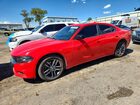 2019 Dodge Charger Sxt Red vin: 2C3CDXJG9KH728800
