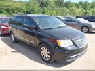 2016 Chrysler Town & Country Touring Black vin: 2C4RC1BG9GR287482