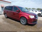 2017 Dodge Grand Caravan Sxt Red vin: 2C4RDGCG1HR807478