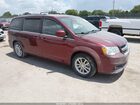 2018 Dodge Grand Caravan Sxt Red vin: 2C4RDGCG7JR134105