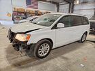 2018 Dodge Grand Caravan Sxt White vin: 2C4RDGCGXJR249359