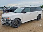 2017 Ford Flex Sel White vin: 2FMGK5C84HBA07482