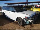 2019 Ford Flex Sel White vin: 2FMGK5C86KBA13047