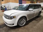 2019 Ford Flex Limited White vin: 2FMHK6D89KBA29381