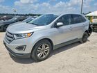 2017 Ford Edge Sel Silver vin: 2FMPK3J82HBB94941