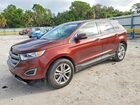 2016 Ford Edge Sel Maroon vin: 2FMPK3J8XGBC40174