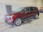 2018 Ford Edge Sel Burgundy vin: 2FMPK3J99JBB70537