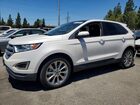 2017 Ford Edge Titanium White vin: 2FMPK3K91HBB79418