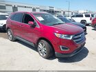 2016 Ford Edge Titanium Maroon vin: 2FMPK3K93GBB51361