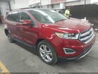2017 Ford Edge Titanium Red vin: 2FMPK3K96HBB58077