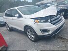2018 Ford Edge Titanium White vin: 2FMPK3K96JBB90033