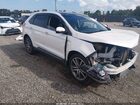 2019 Ford Edge Titanium White vin: 2FMPK3K96KBB44817