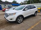2017 Ford Edge Titanium White vin: 2FMPK3K98HBB68593