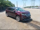 2018 Ford Edge Titanium Burgundy vin: 2FMPK3K98JBB98540