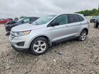 2017 Ford Edge Se Silver vin: 2FMPK4G9XHBB58887