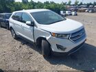 2017 Ford Edge Sel White vin: 2FMPK4J84HBC04195