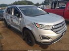 2017 Ford Edge Sel Silver vin: 2FMPK4J87HBB61018