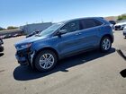 2018 Ford Edge Sel Blue vin: 2FMPK4J88JBC13035