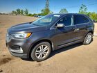 2019 Ford Edge Sel Серый vin: 2FMPK4J90KBB57831