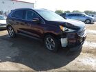 2020 Ford Edge Sel Maroon vin: 2FMPK4J91LBA59716