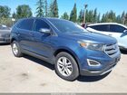 2018 Ford Edge Sel Blue vin: 2FMPK4J95JBB53725