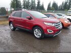 2018 Ford Edge Sel Red vin: 2FMPK4J97JBB05319