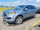 2020 Ford Edge Sel Silver vin: 2FMPK4J9XLBA41781
