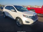 2017 Ford Edge Titanium White vin: 2FMPK4K91HBB05180