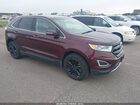 2017 Ford Edge Titanium Maroon vin: 2FMPK4K96HBB96897