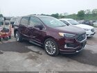 2020 Ford Edge Titanium Maroon vin: 2FMPK4K96LBA70077