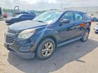 2016 Chevrolet Equinox Ls Black vin: 2GNALBEK4G1182048