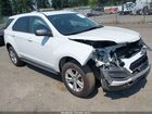 2017 Chevrolet Equinox Ls White vin: 2GNALBEK8H1602430