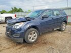 2017 Chevrolet Equinox Ls Blue vin: 2GNALBEK9H1566716