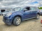 2017 Chevrolet Equinox Ls Blue vin: 2GNALBEKXH1583279