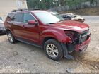 2017 Chevrolet Equinox Lt Бордовый vin: 2GNALCEK2H1569737