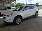 2017 Chevrolet Equinox Lt White vin: 2GNALCEK2H6290940