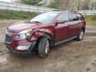 2017 Chevrolet Equinox Lt Burgundy vin: 2GNALCEK5H6160604