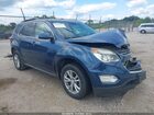 2016 Chevrolet Equinox Lt Blue vin: 2GNALCEK8G6136702