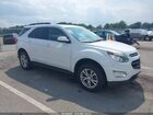 2017 Chevrolet Equinox Lt White vin: 2GNALCEK8H1573467