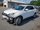 2017 Chevrolet Equinox Lt White vin: 2GNALCEK8H1601591