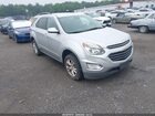 2016 Chevrolet Equinox Lt Silver vin: 2GNALCEKXG1175093