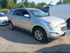 2017 Chevrolet Equinox Lt Silver vin: 2GNALCEKXH1536551