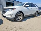 2018 Chevrolet Equinox Lt White vin: 2GNAXSEV1J6277482