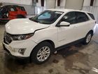 2018 Chevrolet Equinox Lt White vin: 2GNAXSEV8J6284476