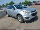 2016 Chevrolet Equinox Ls Silver vin: 2GNFLEEK3G6223540