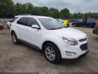 2017 Chevrolet Equinox Lt White vin: 2GNFLFEK8H6187786