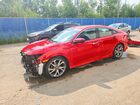 2019 Honda Civic Touring Red vin: 2HGFC1F92KH105152