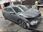 2016 Honda Civic Touring Gray vin: 2HGFC1F95GH641584
